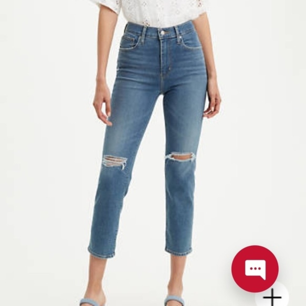 Levi’s 724 High-Rise Straight Cropped